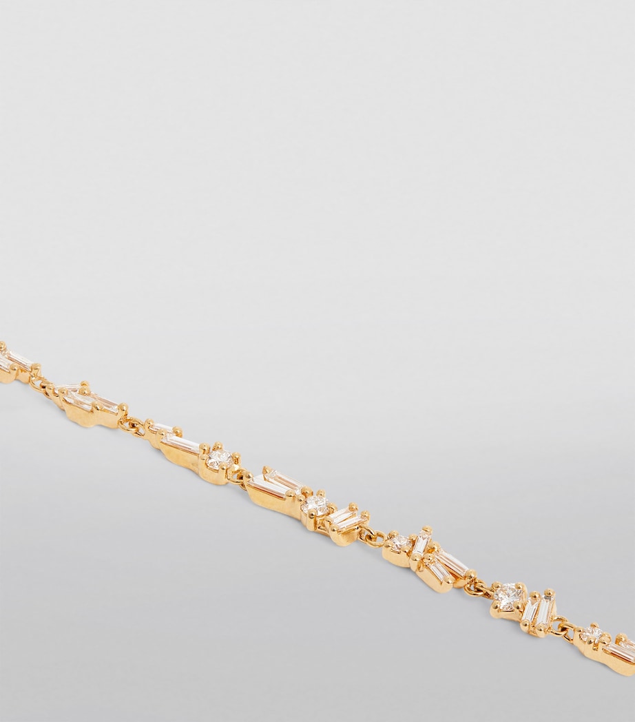 Yellow Gold and Diamond Classic Sparkler Bracelet 18K YG/WD Image 2