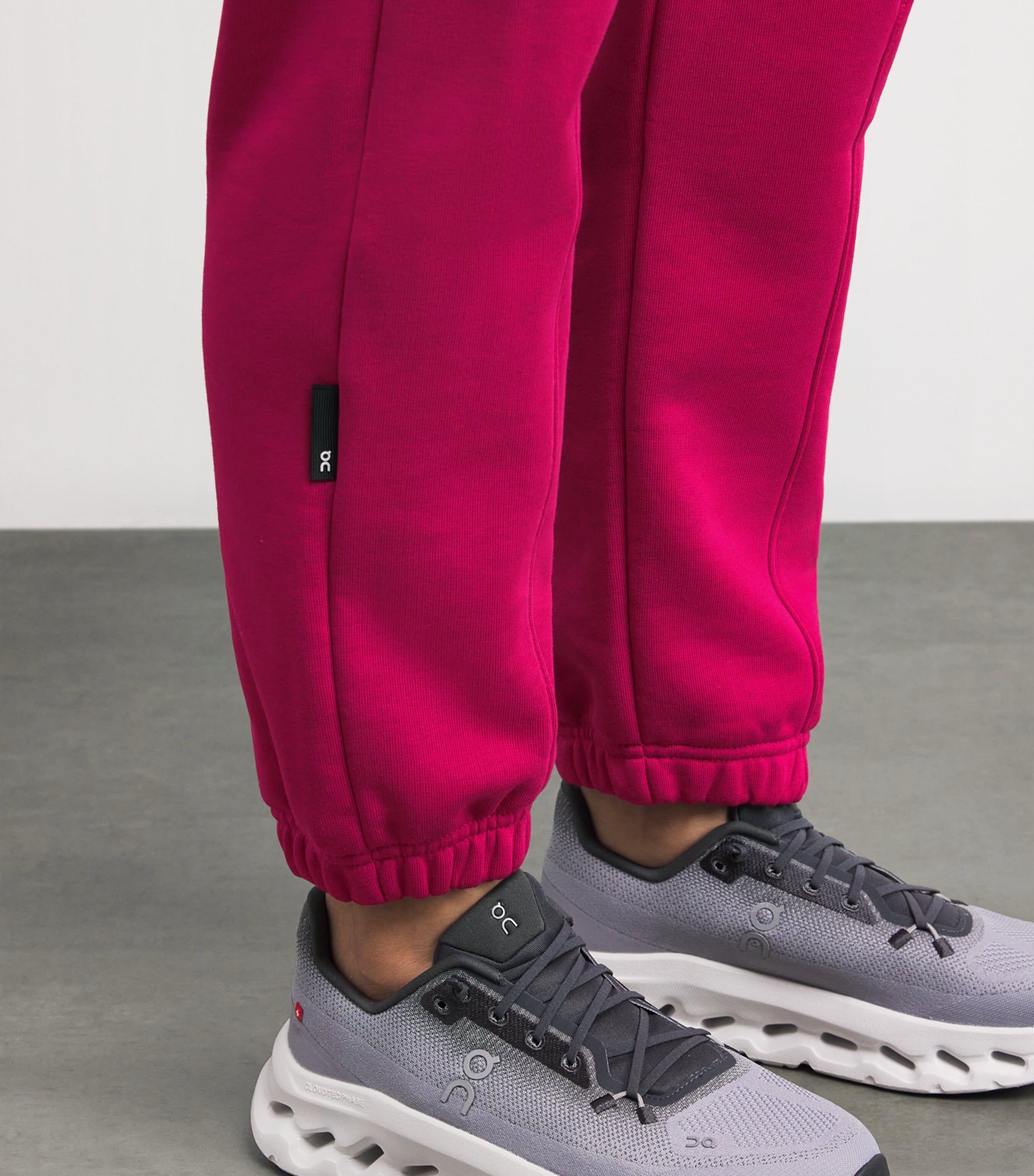 Organic Cotton-Blend Club Sweatpants GRENADINE Image 6