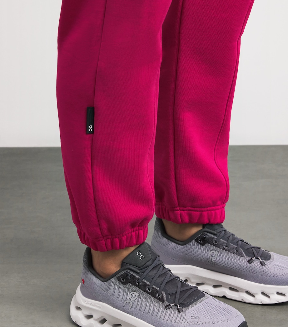 Organic Cotton-Blend Club Sweatpants GRENADINE Image 6