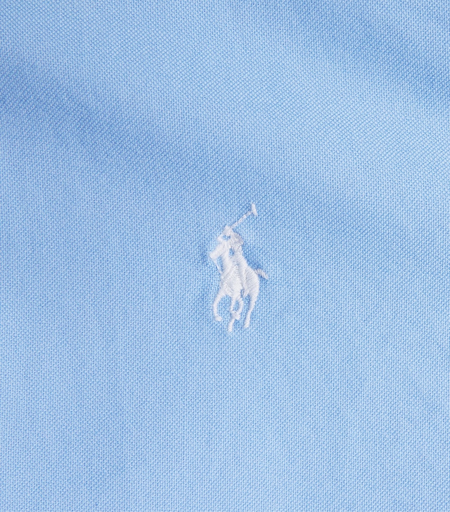 Polo Ralph Lauren Mens Cotton Garment-Dyed Oxford Shirt Austin Blue W/wht Pp Image 6