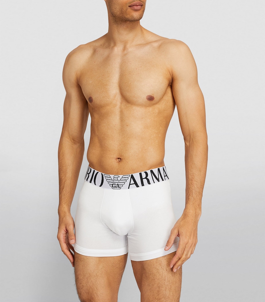 Mega Logo Trunks 00010-WHITE Image 2