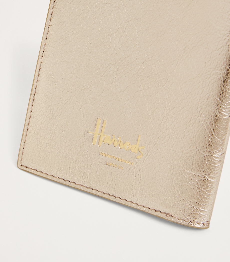 Leather Passport Holder GOLD Image 4
