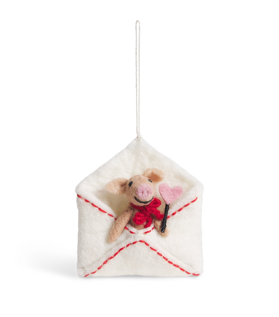 Harrods Love Letter Tree Decoration White Image 1