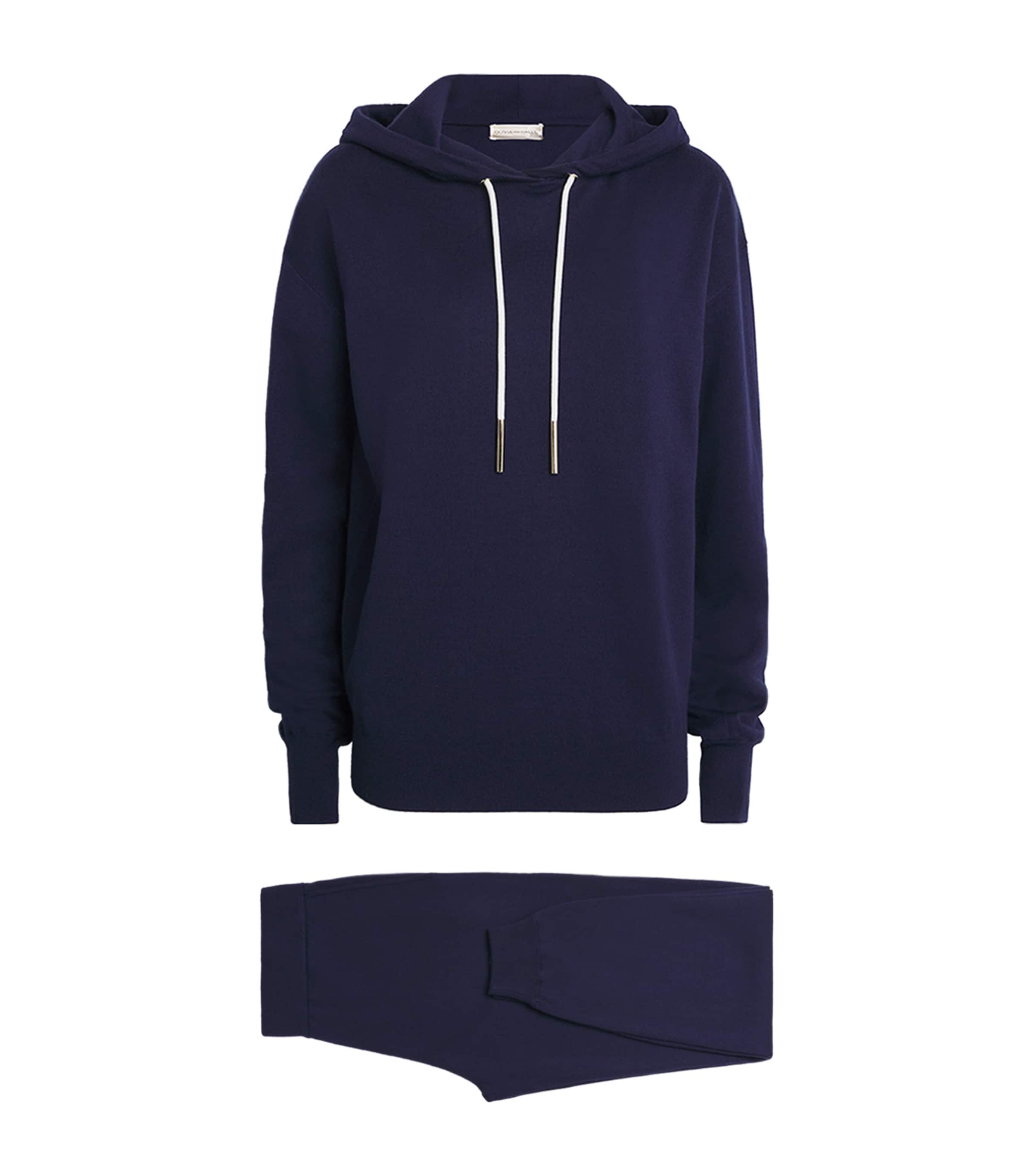 OLIVIA VON HALLE SILK-CASHMERE GIA TRACKSUIT