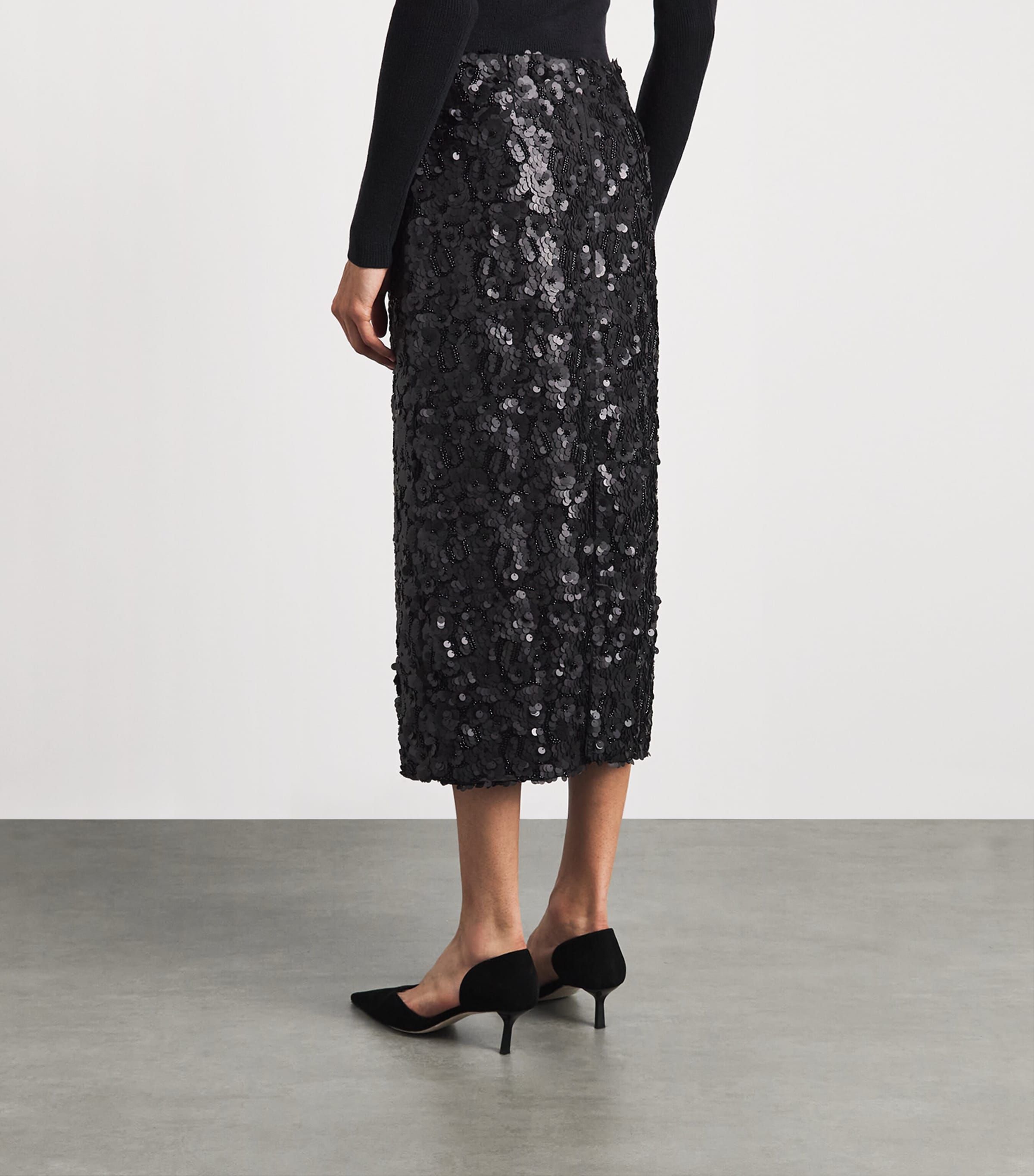 Herskind Womens Anda Midi Skirt Black Image 5