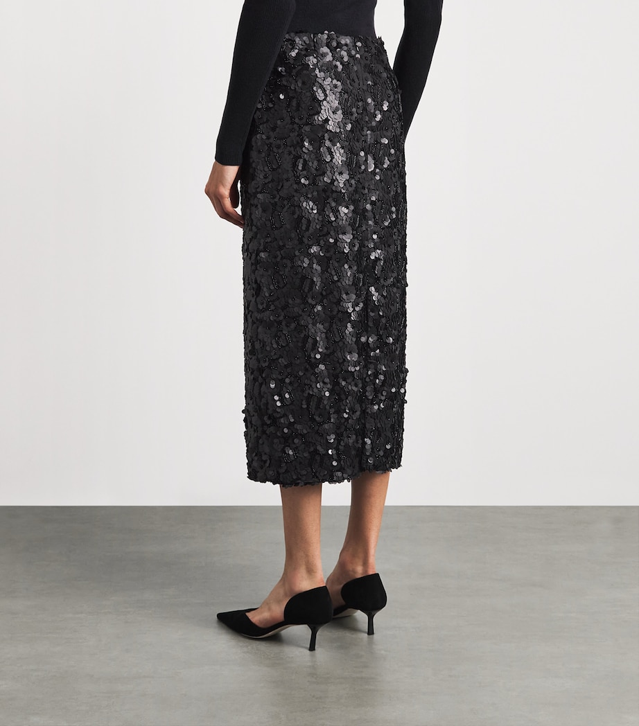Herskind Womens Anda Midi Skirt Black Image 5