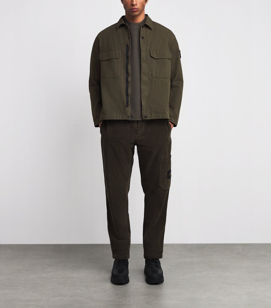 Organic Cotton Ripstop Overshirt V0054 Image 2