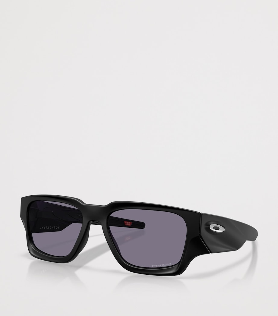 Oakley Instagator Rectangle Sunglasses Black Image 2