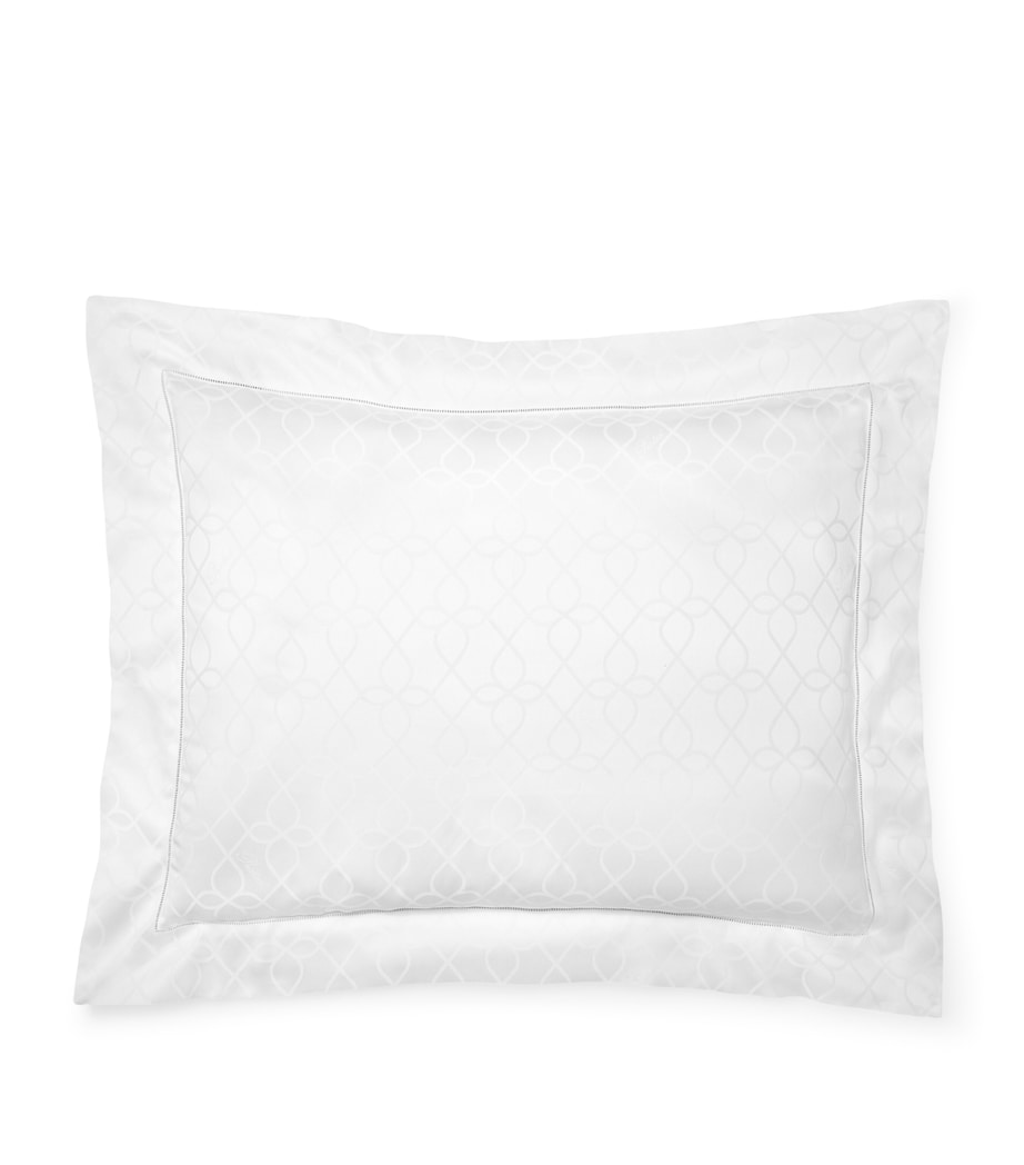 Pratesi Cotton Romanica Oxford Pillowcase (50cm x 75cm) White Image 1