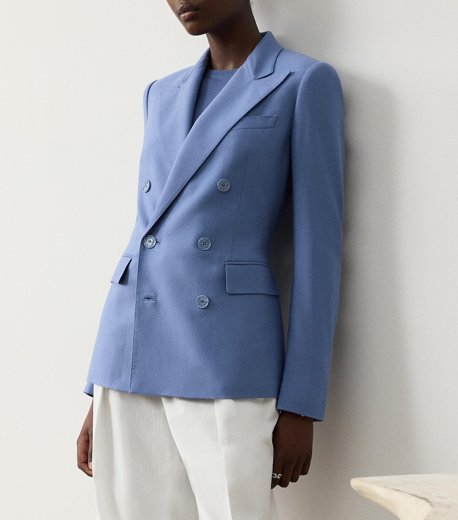 Cashmere Camden Jacket CORNFLOWER Image 5