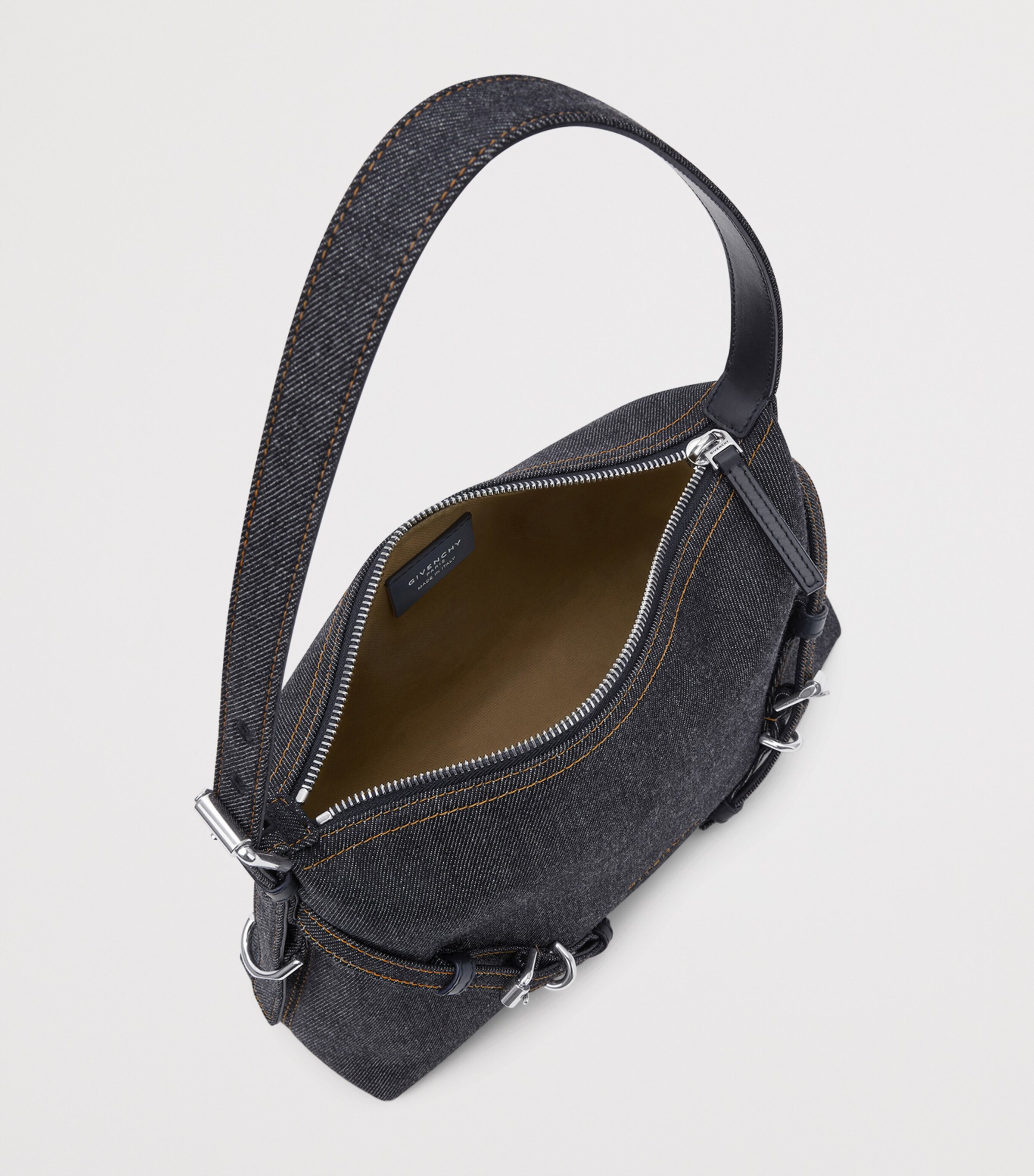 Mini Denim Voyou Shoulder Bag INDIGO BLUE Image 6