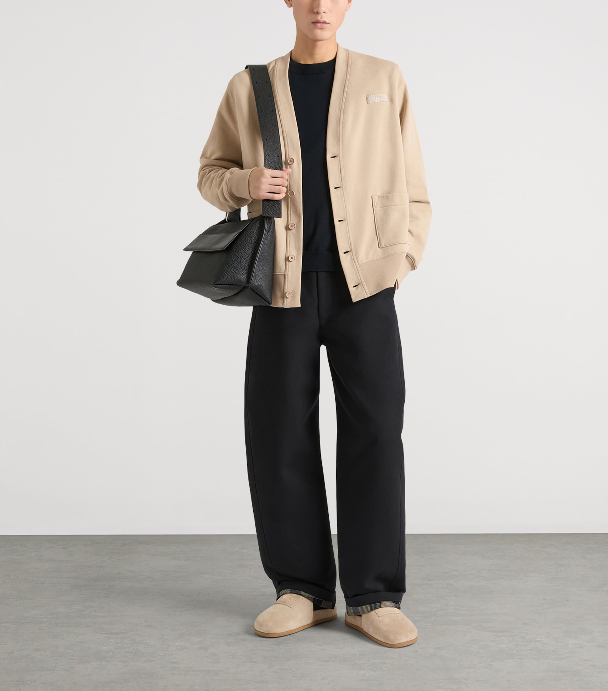Givenchy Mens Cotton Couture Seam Trousers Image 2