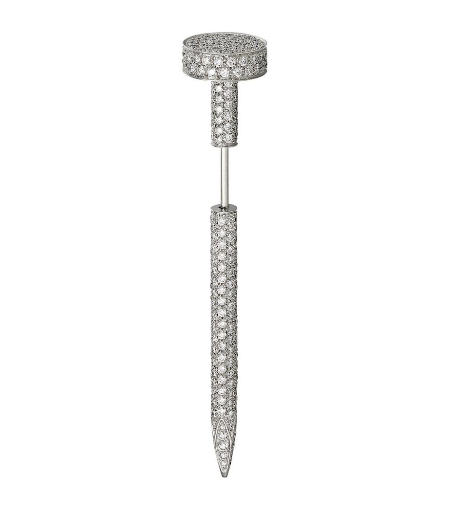 Cartier White Gold and Diamond Juste un Clou Tie Pin White Gold Image 1