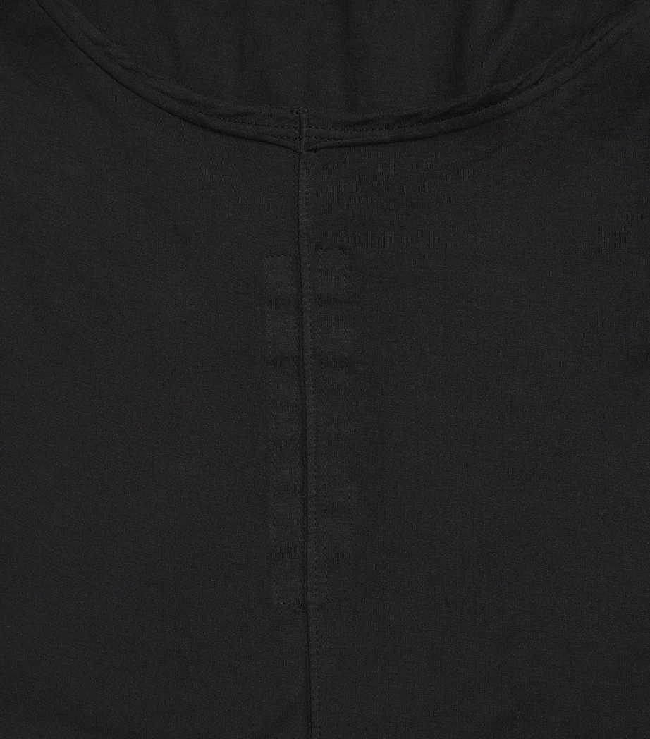 Rick Owens Mens Cotton Level T-Shirt Black Image 6