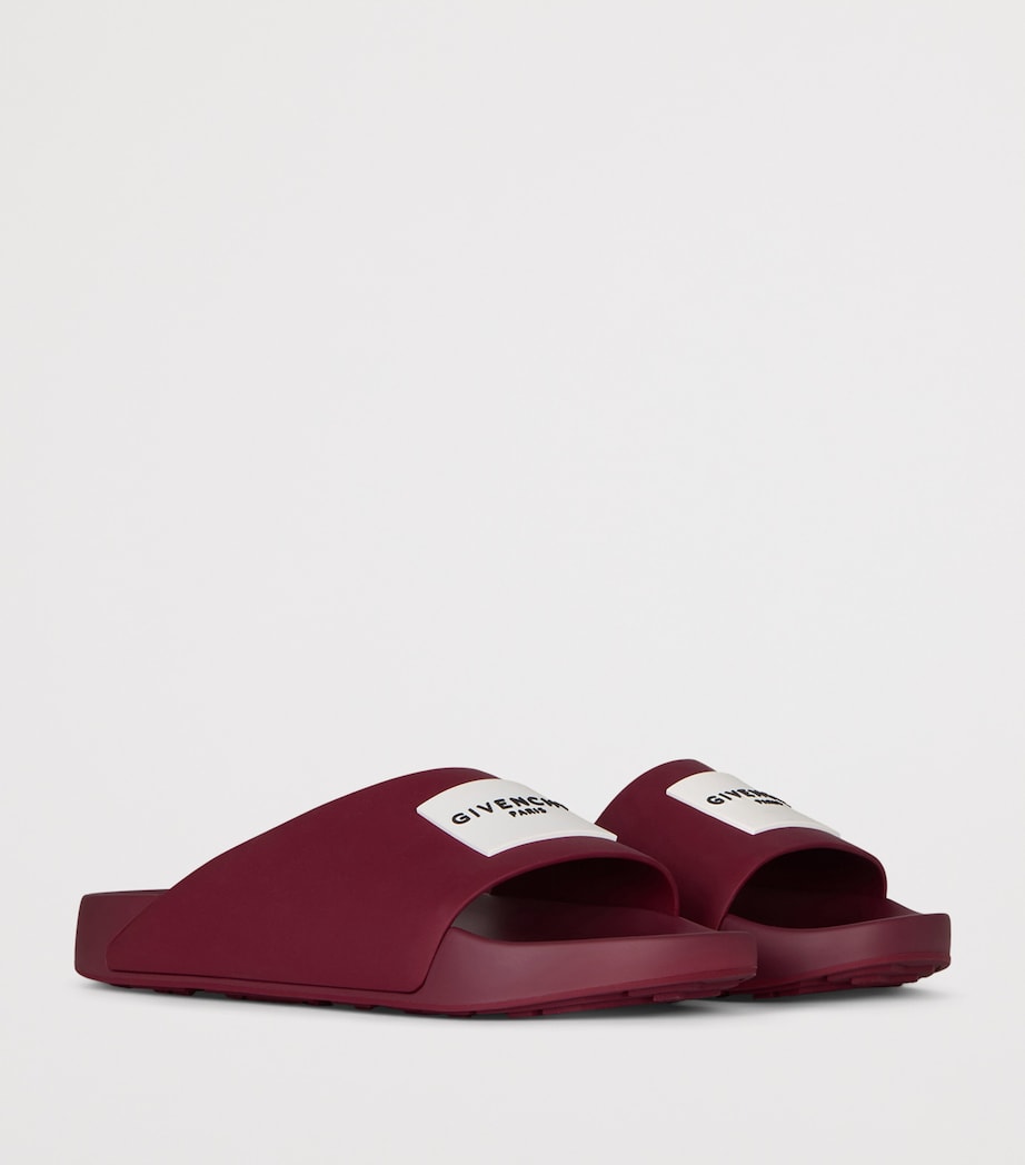 Givenchy Logo Slides Red Cherry Image 2