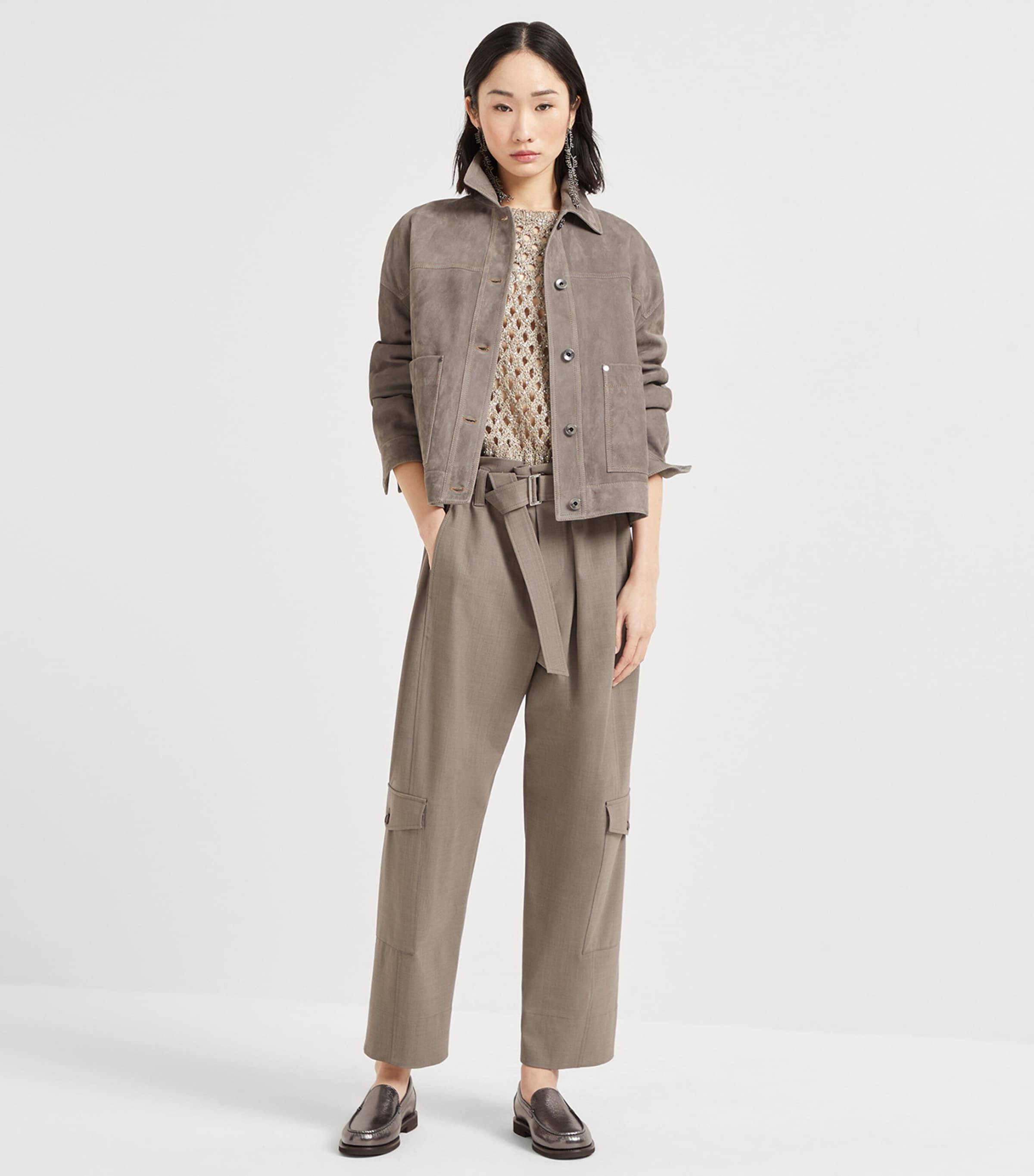 Brunello Cucinelli Couture Suede Jacket | Harrods US