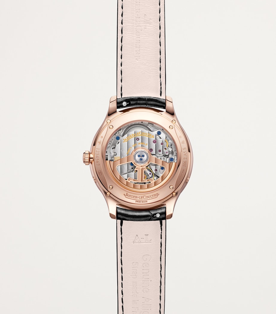 Rose Gold and Diamond Master Ultra Thin Moon Watch 36mm PINK GOLD Image 3