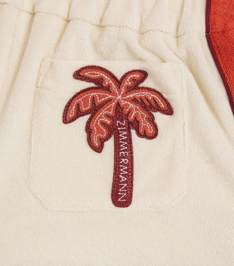Zimmermann Kids Mahon Shorts (2-12 Years) Cream Image 4