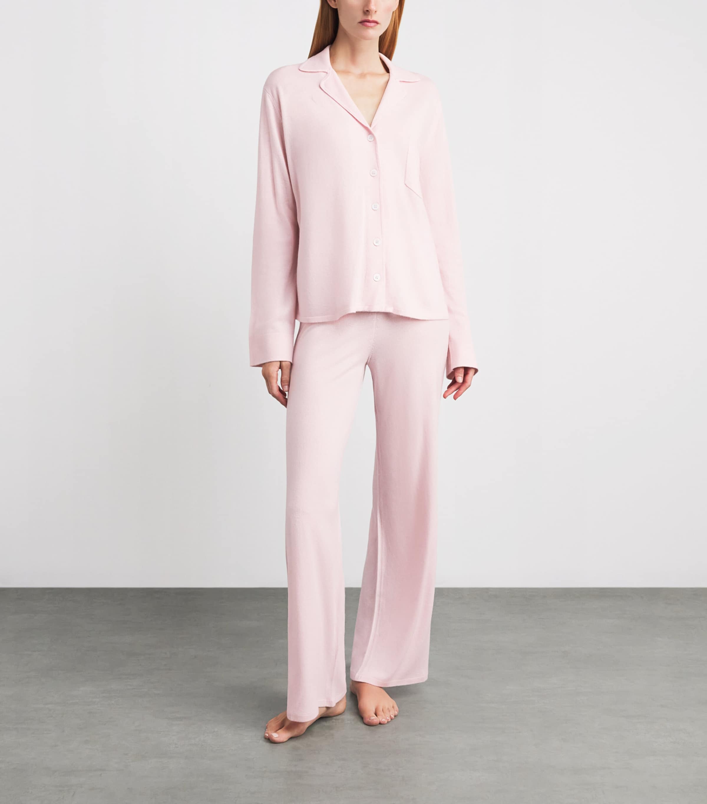 arch 4 Womens Kid Cashmere Spring Gardens Pyjama Set English Rose Image 2