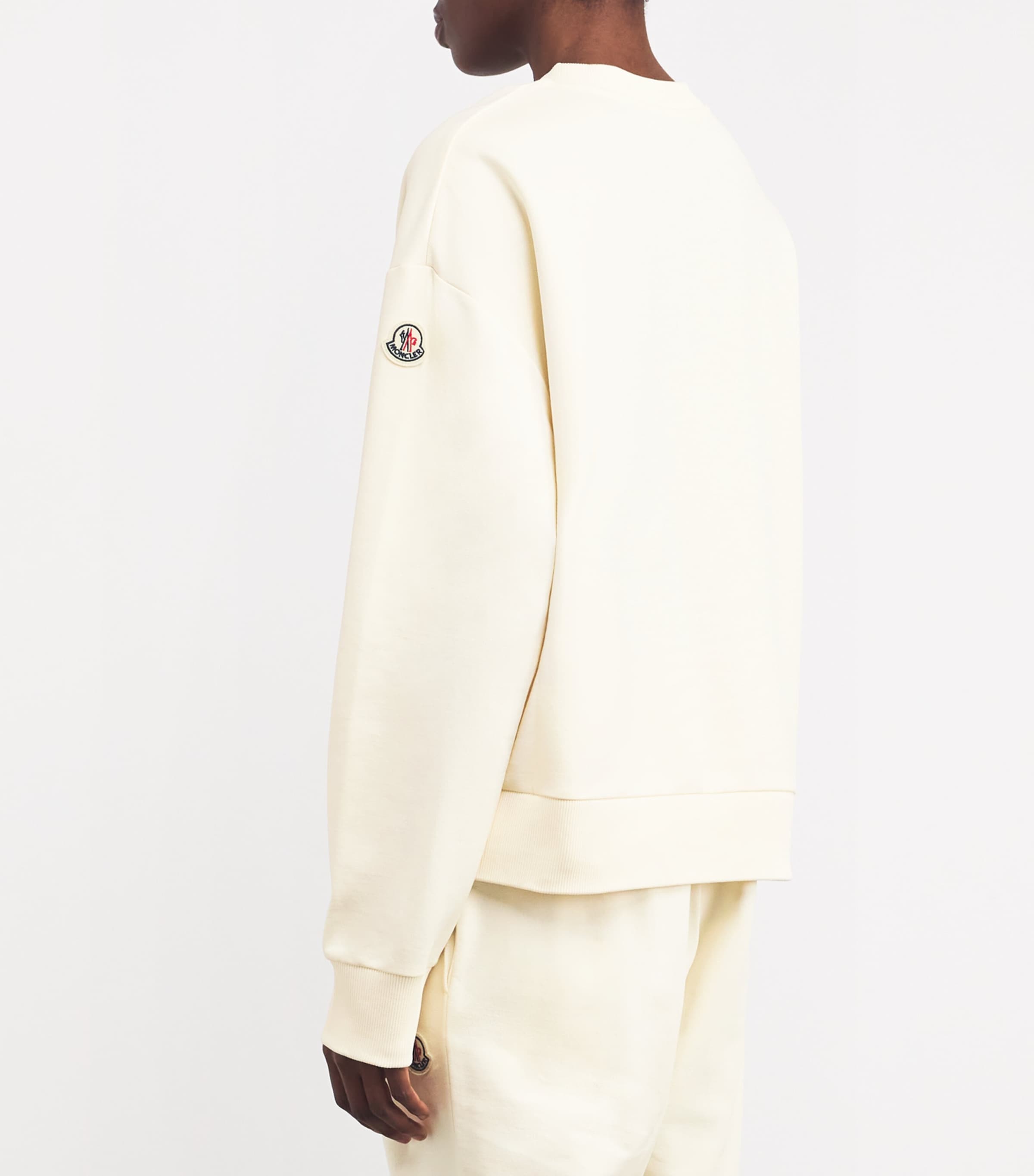 【送料&関税込】Moncler Beige Cotton Sweatshirt MONCLER Sweatshirt in beige