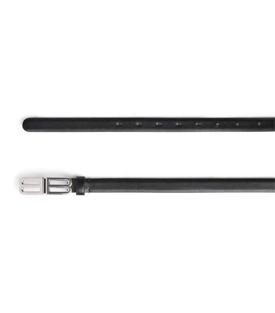Balenciaga Leather BB Belt Image 1