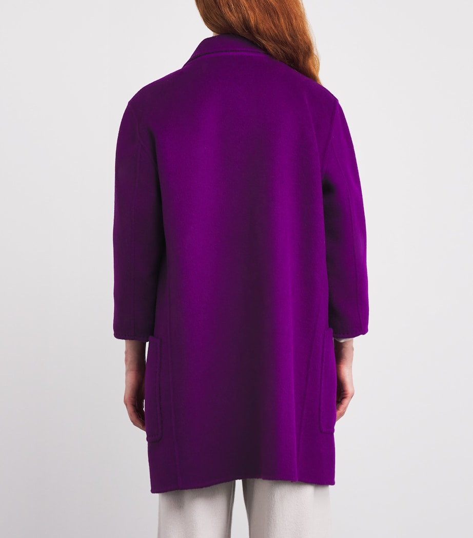 Cashmere Passy Coat PURPLE Image 4