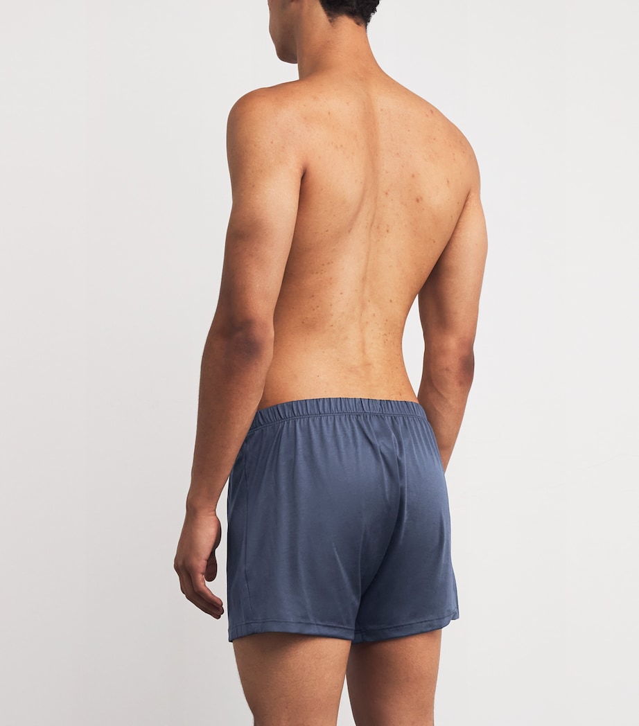 Cotton Sporty Boxer Shorts 2635 OMBRE BLUE Image 3