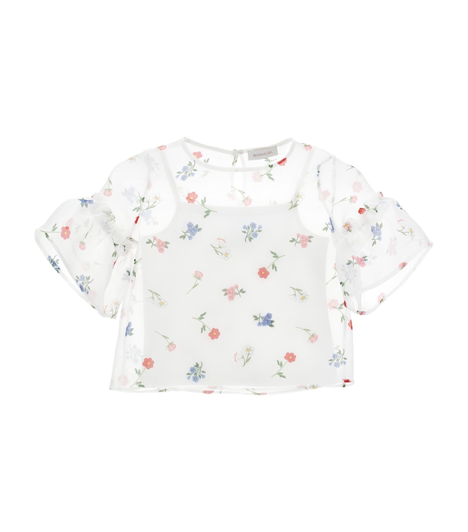 Mesh T-Shirt (2-16 Years) PANNA+MULTICOLOR Image 1