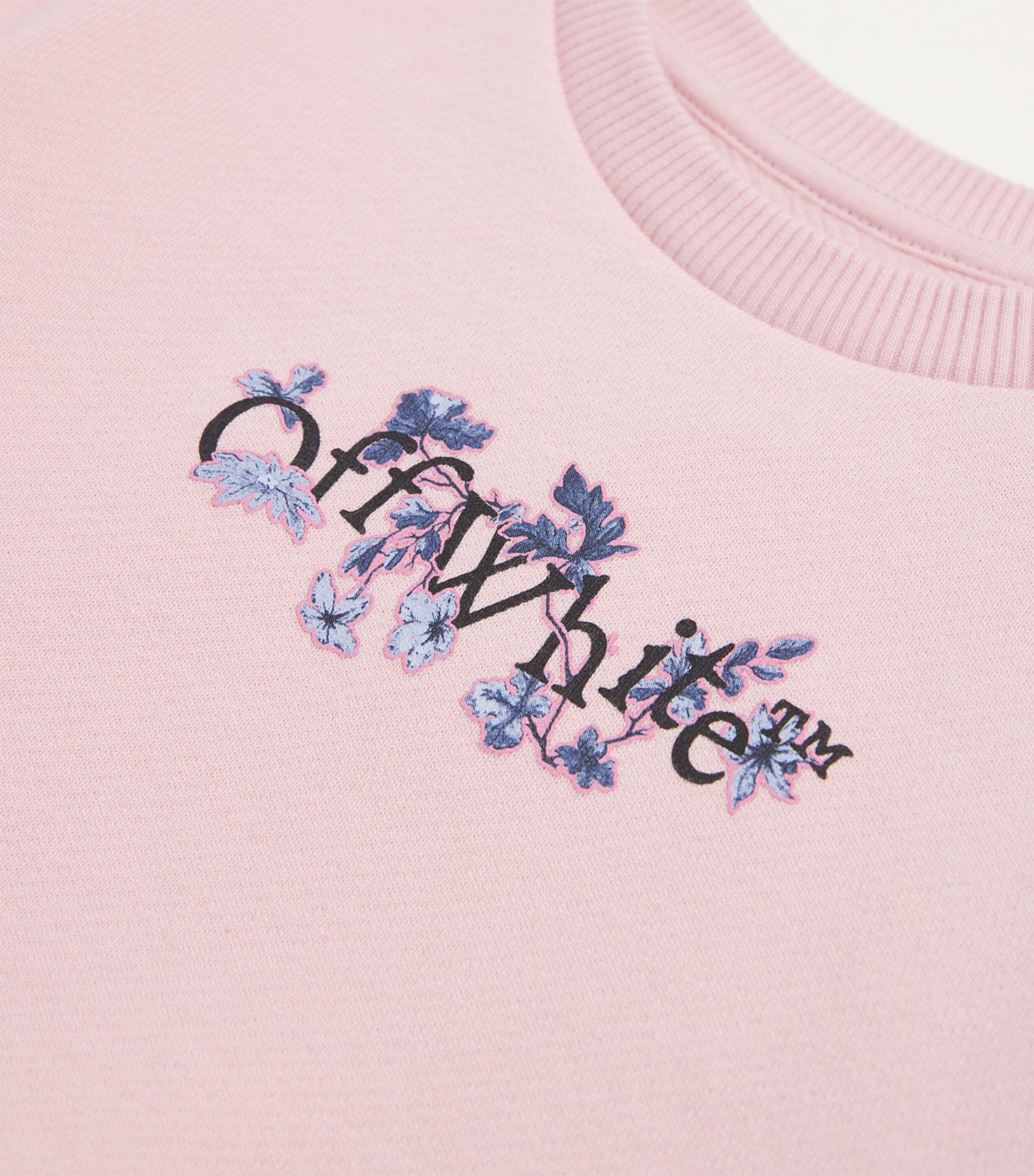 Pink off white sweatshirt best sale