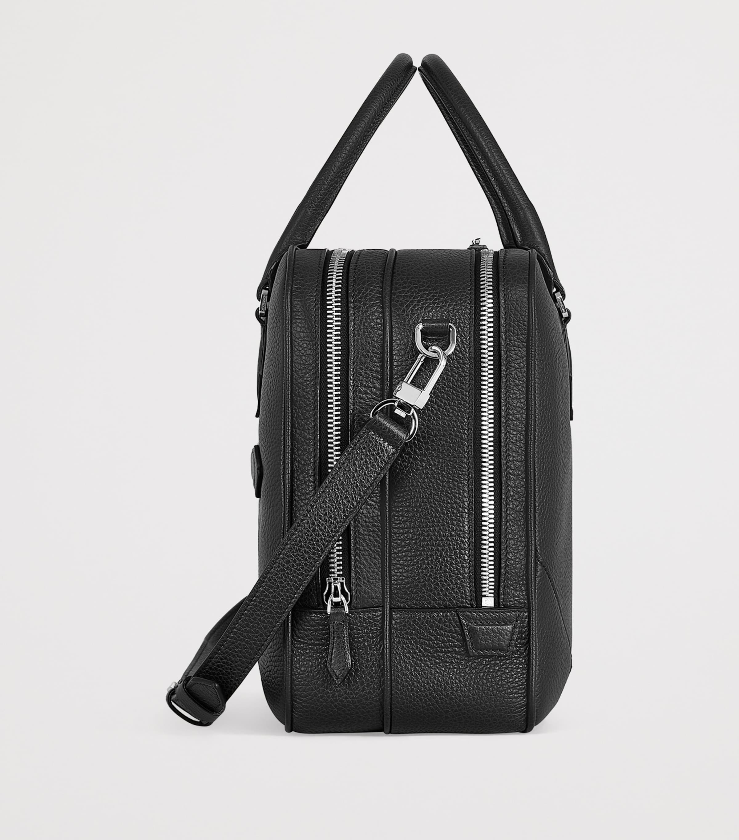 Montblanc Large Grained Leather Document Case Black Image 3