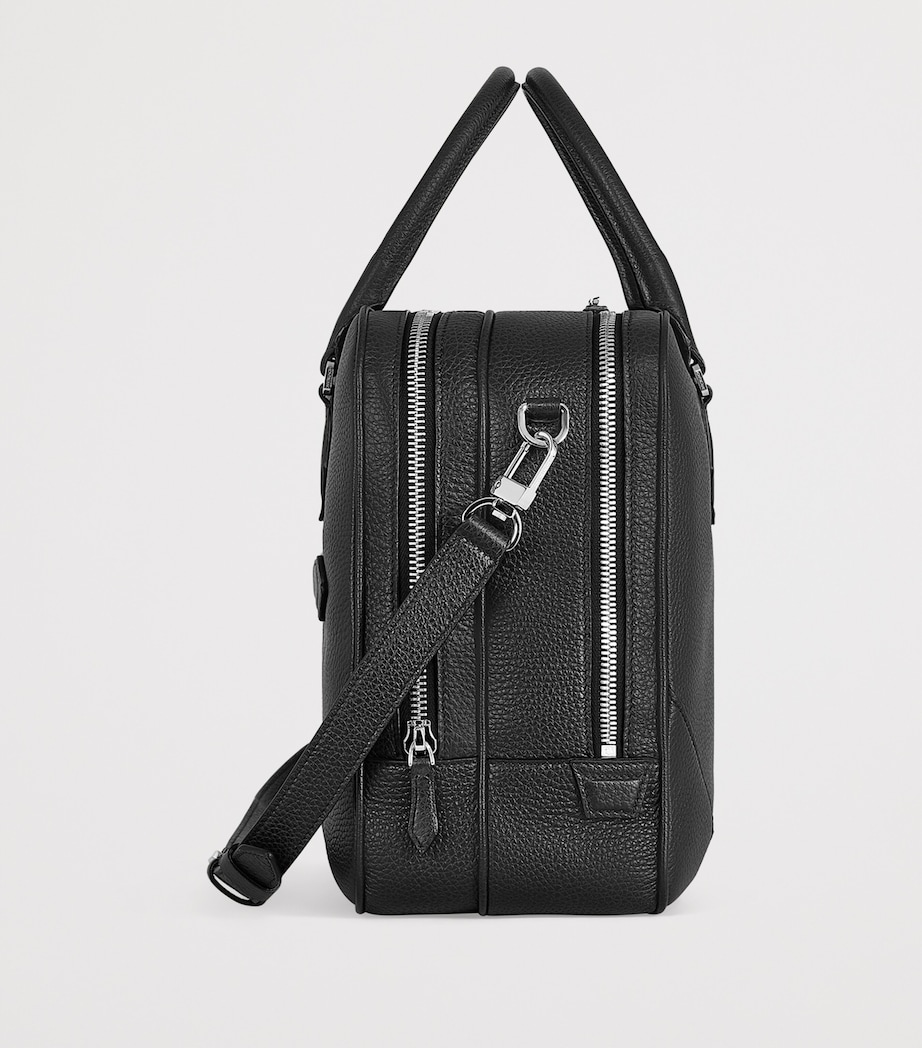 Montblanc Large Grained Leather Document Case Black Image 3