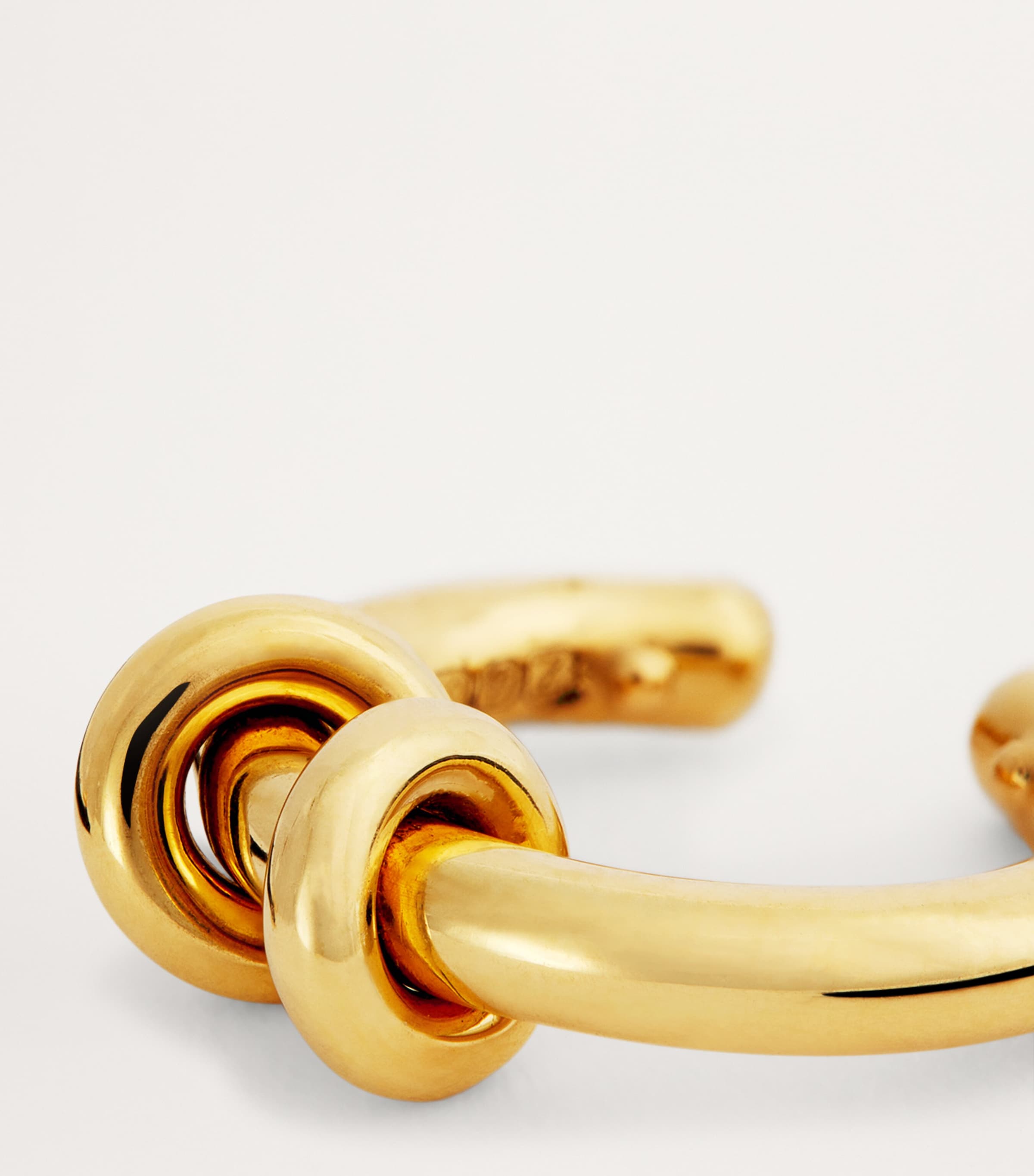 Petite Yellow Gold Waning Single Ear Cuff YELLOW GOLD Image 6