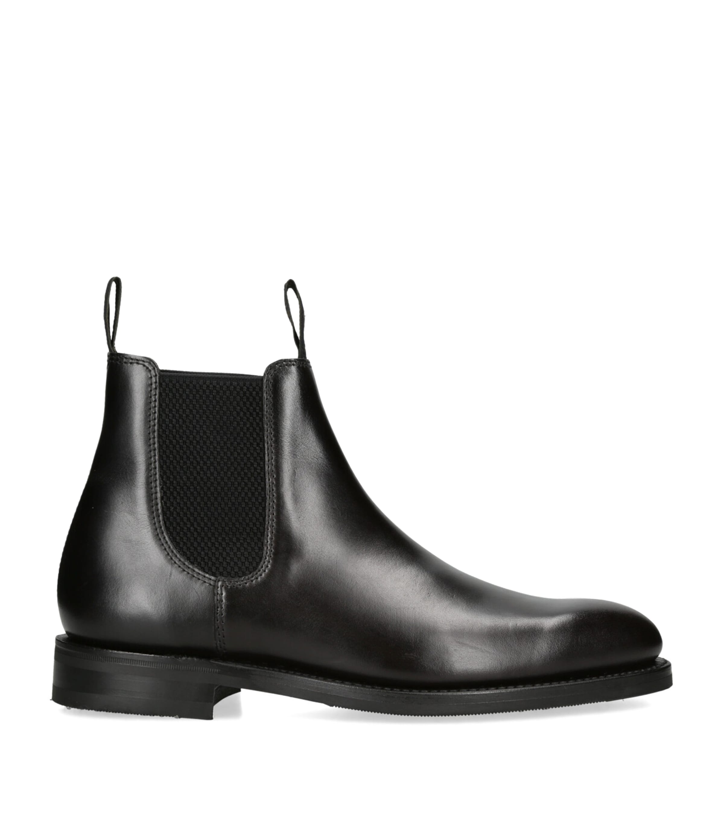 LOAKE LEATHER EMSWORTH CHELSEA BOOTS 