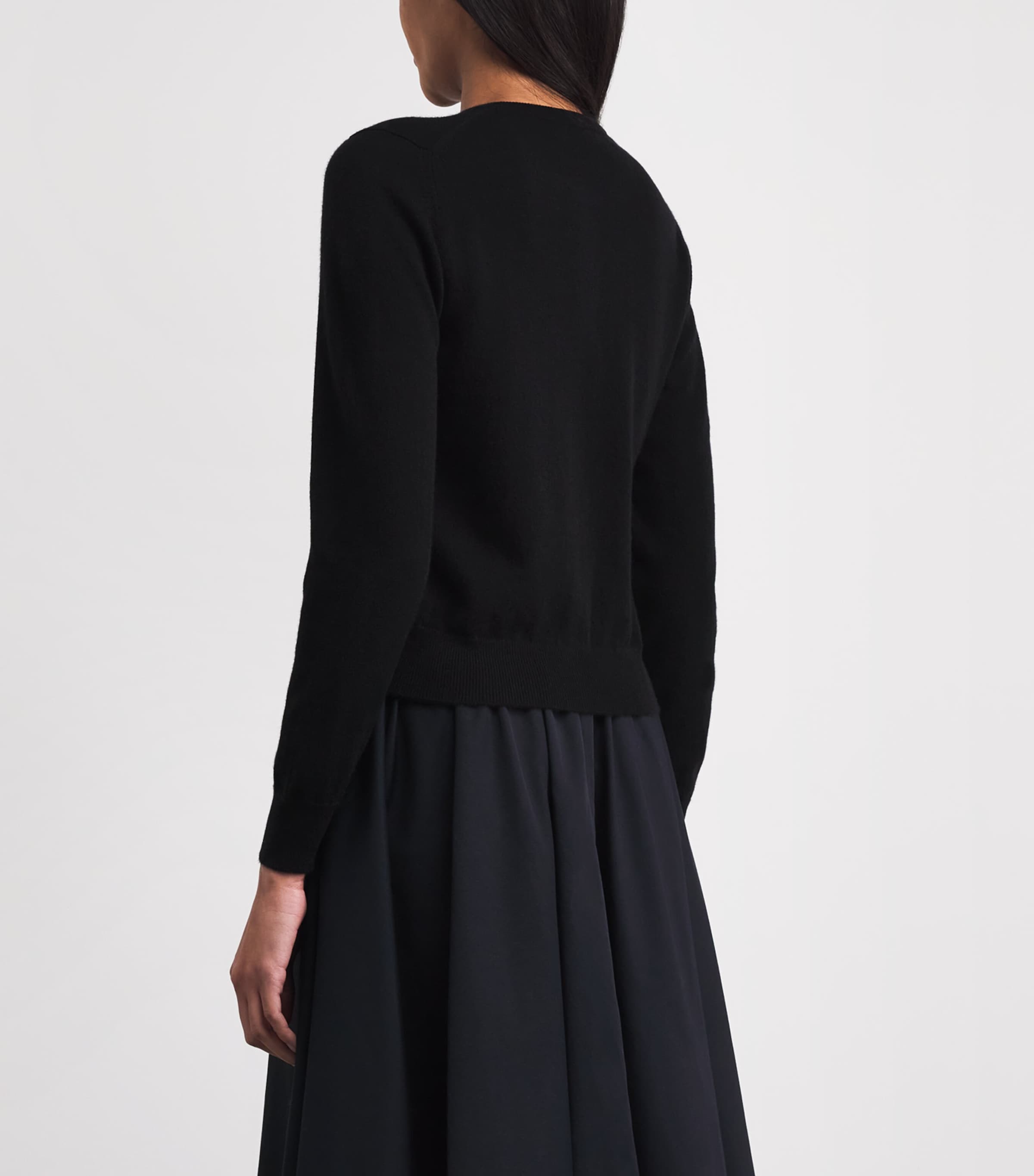 Johnstons Of Elgin Womens Cashmere Iris Cardigan Black Image 5