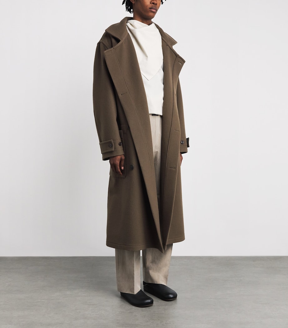 Wool Overcoat DARK SQUIRREL BR500 Image 2
