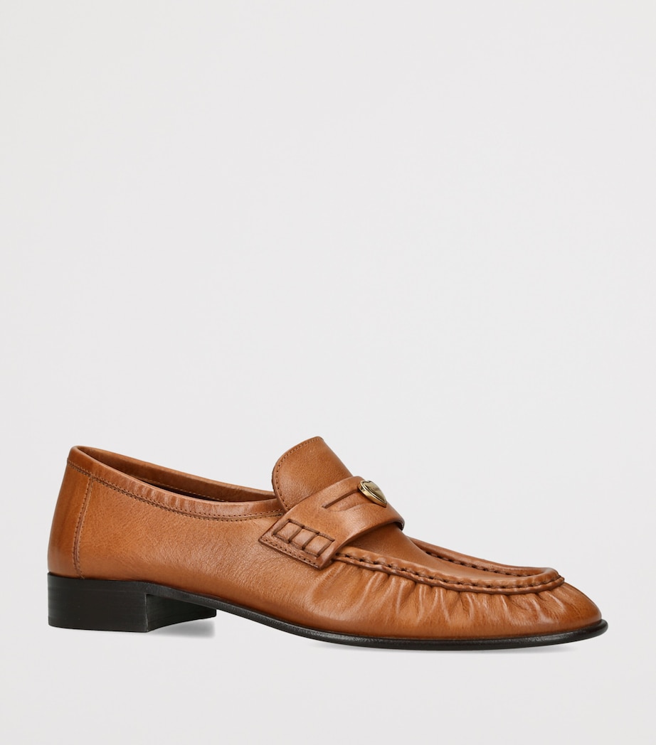 Chloé Lambskin Letti Loafers Mustard Image 2