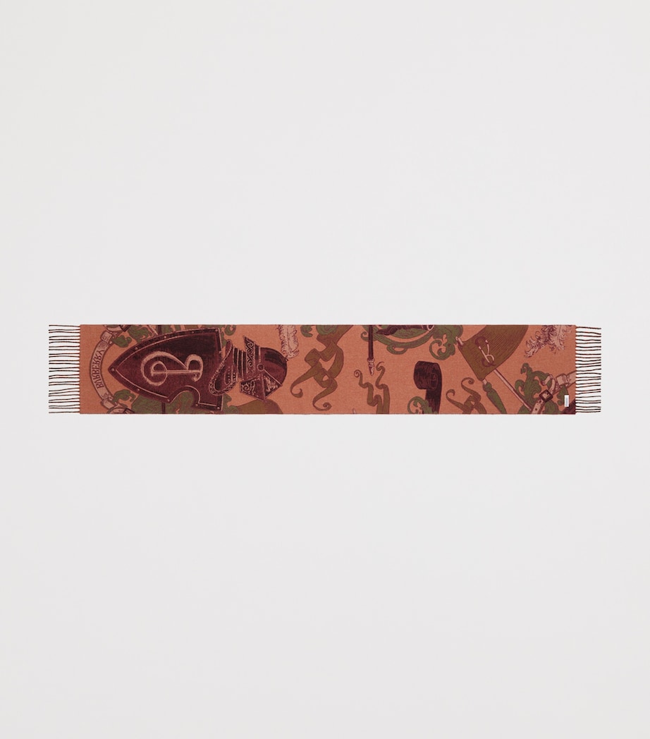 Cashmere EKD Scarf OXBLOOD RED Image 3