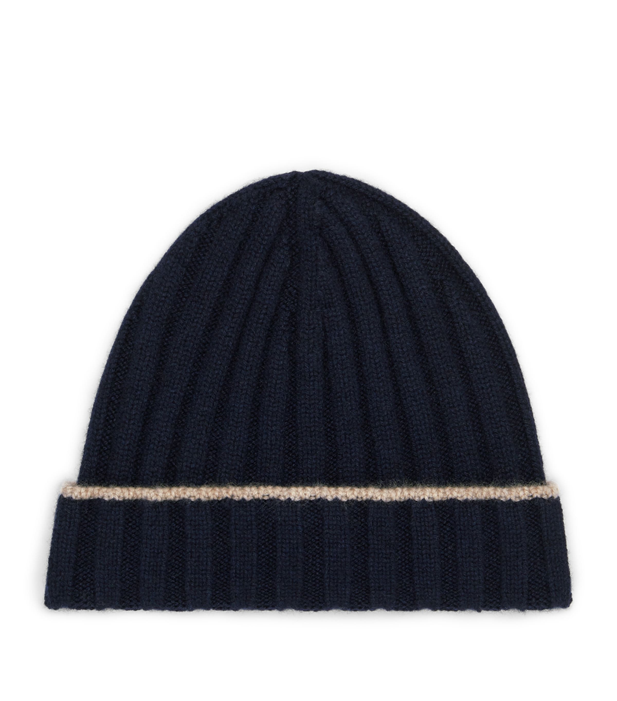 Cashmere Ribbed Beanie CU715 Image 1
