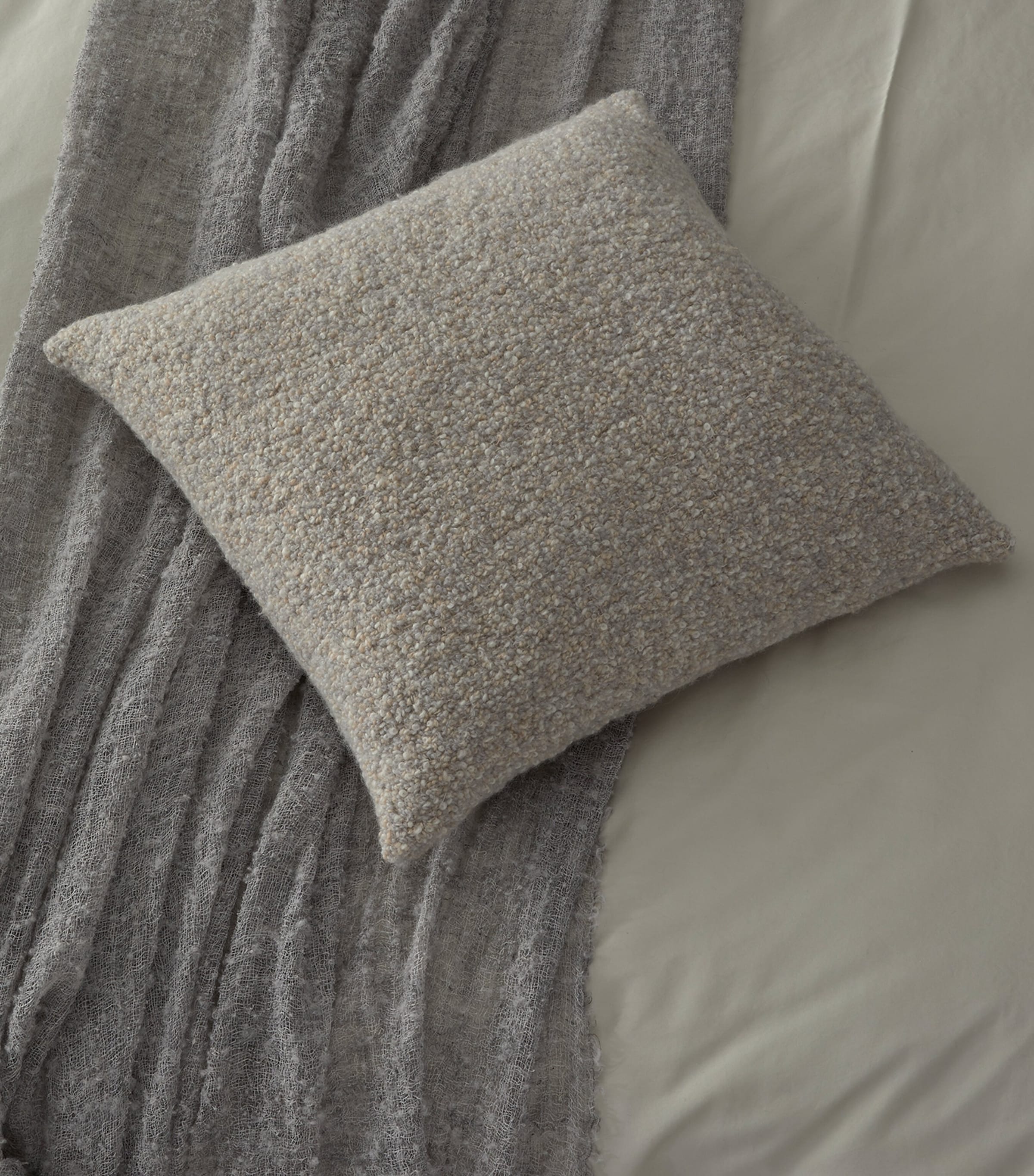 Society Limonta Alpaca Mastice Cushion (50cm x 50cm) Mastice Image 1