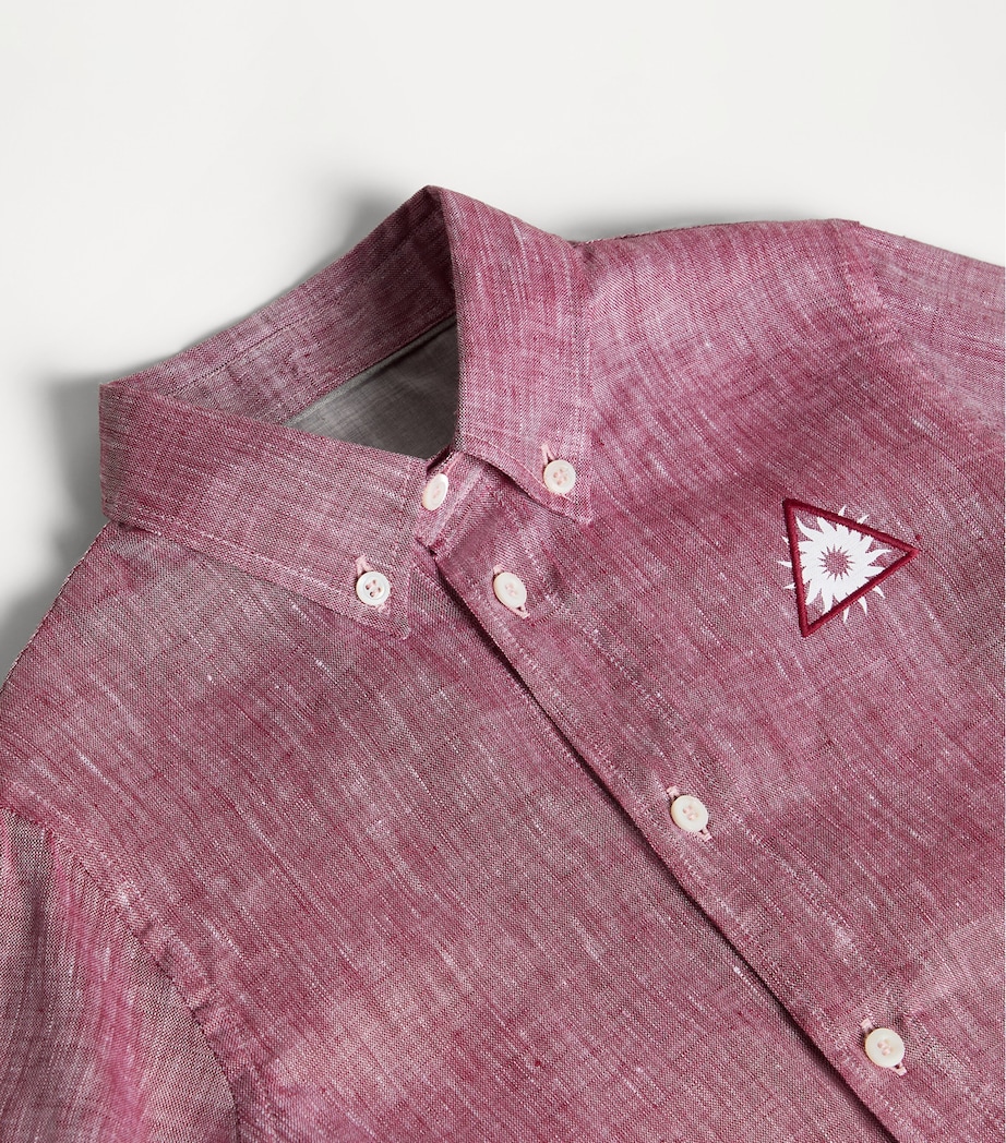 Brunello Cucinelli Kids Linen Shirt (4-6 Years) Image 3