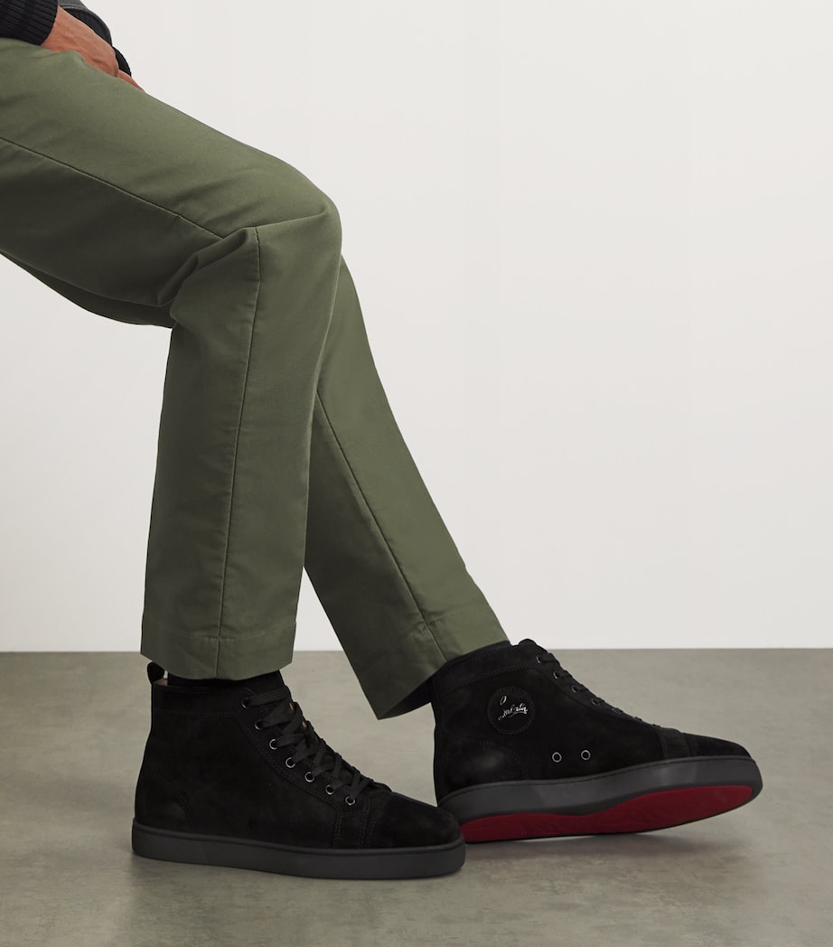 Louis Orlato Suede High-Top Sneakers B049 Image 2