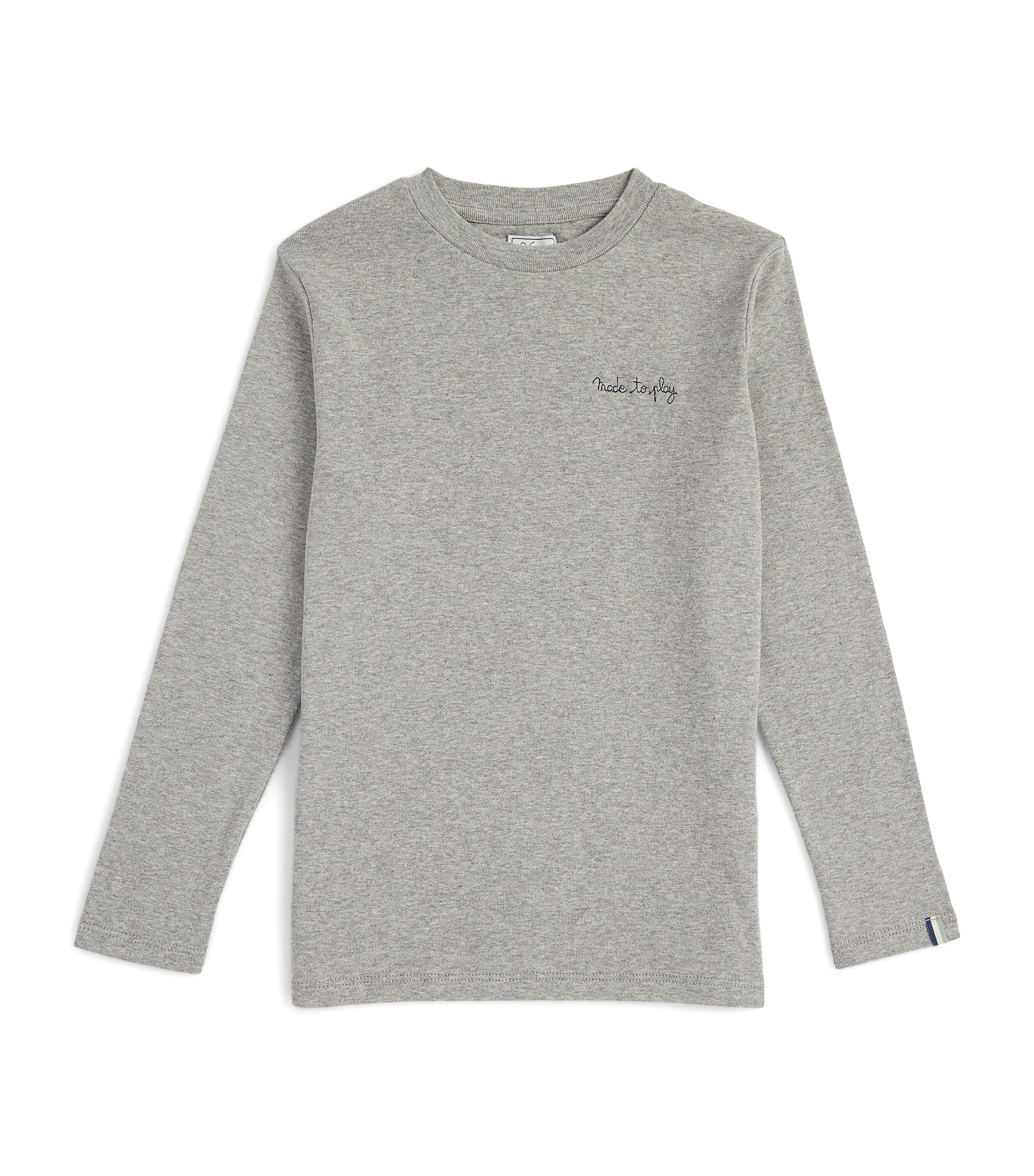 J & JOSH EMBROIDERED LONG-SLEEVE T-SHIRT 