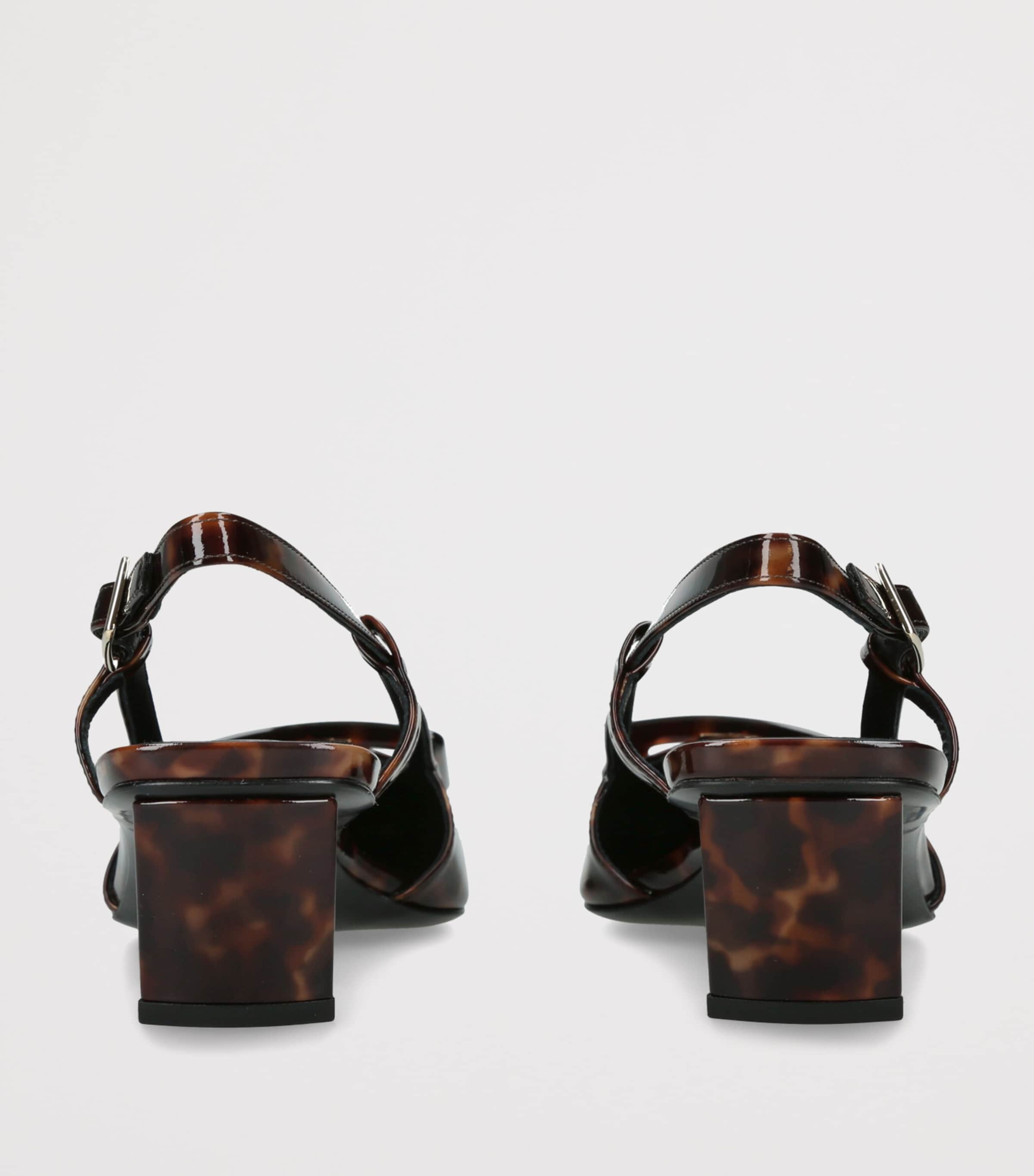 Roger Vivier Belle Vivier Slingback Pumps 45 Dk.brn Com Image 4