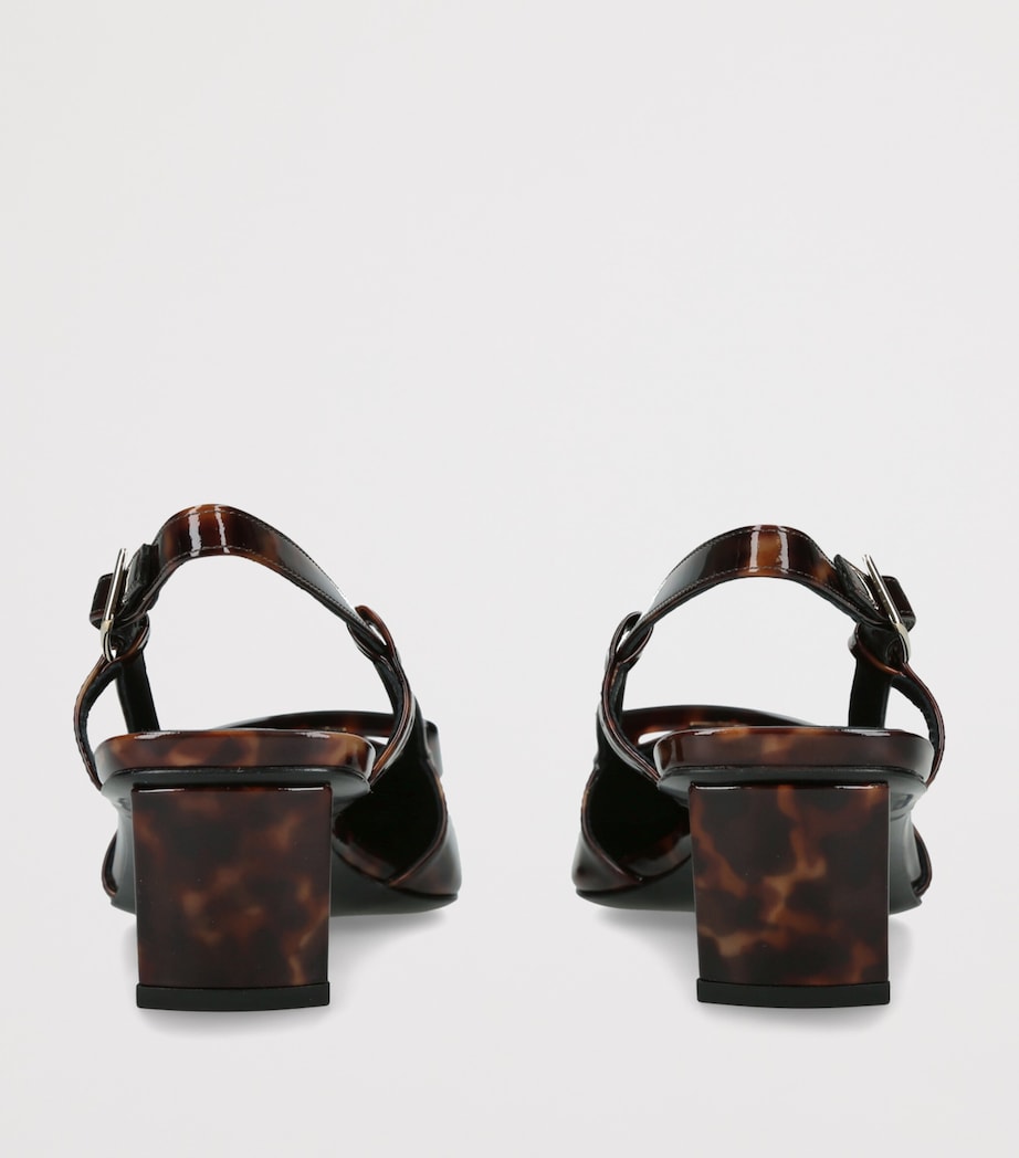 Roger Vivier Belle Vivier Slingback Pumps 45 Dk.brn Com Image 4