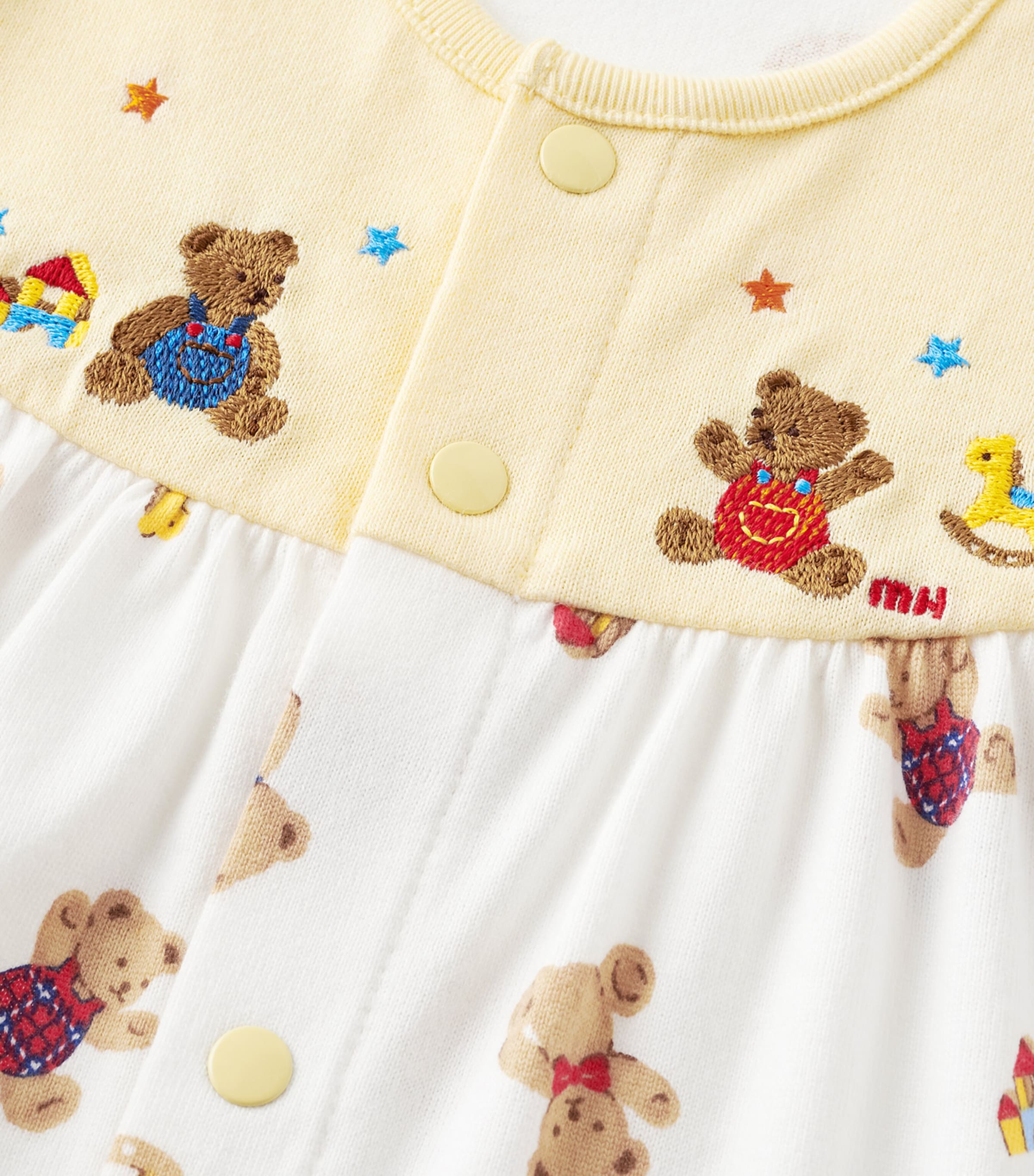 Cotton Bear Print Playsuit (One Size) 1 Image 5