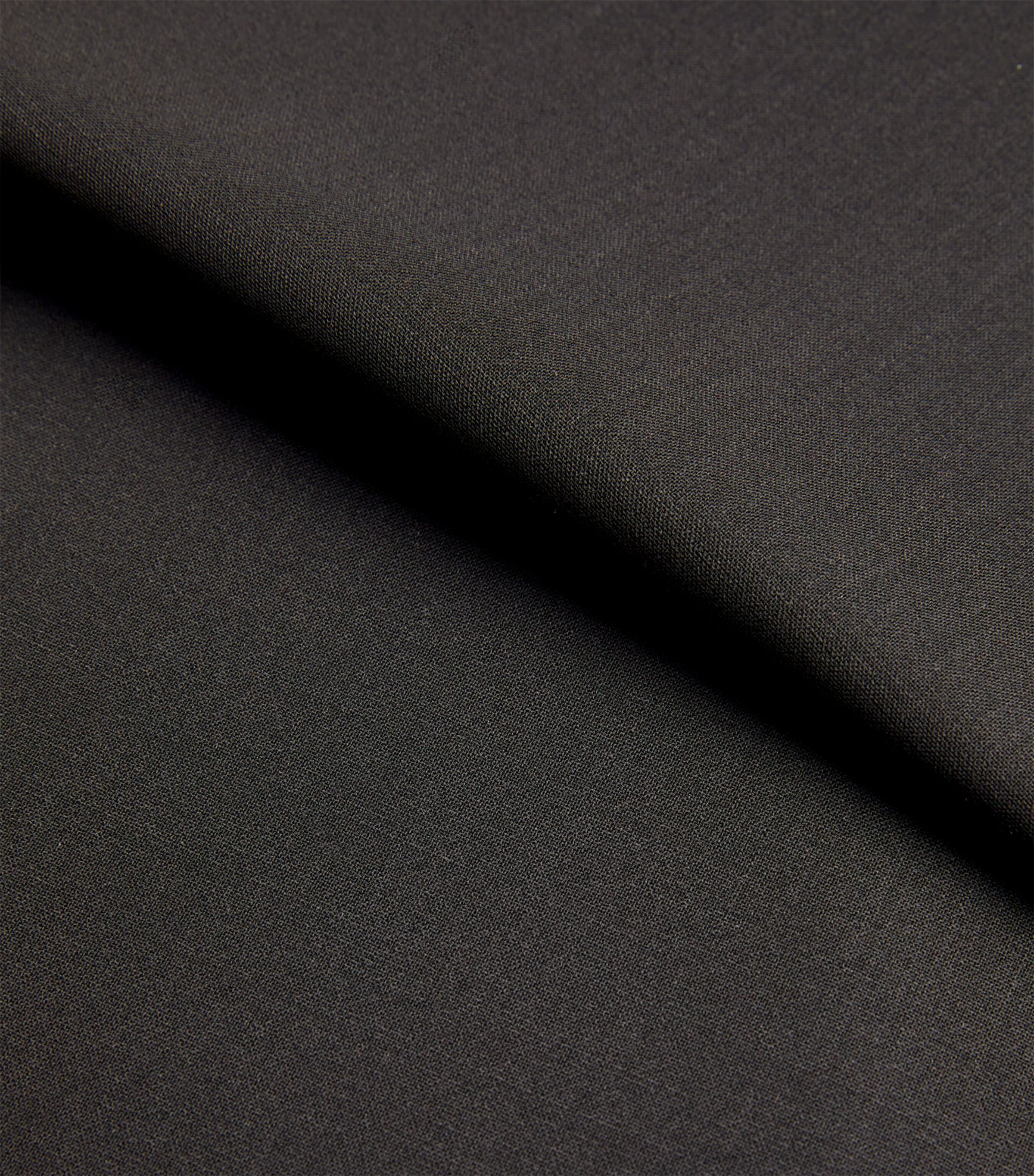 Wool Japanese Trousers BLACK Image 5