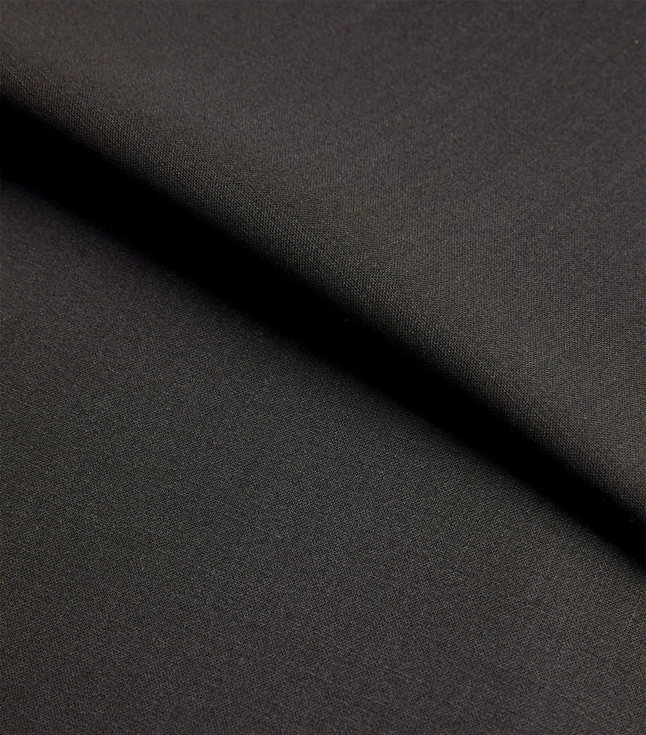 Wool Japanese Trousers BLACK Image 5