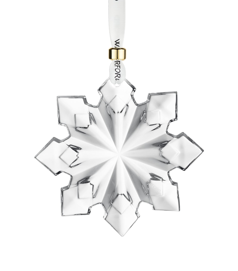 Crystal Snowflake Tree Decoration 2025 CLEAR Image 3