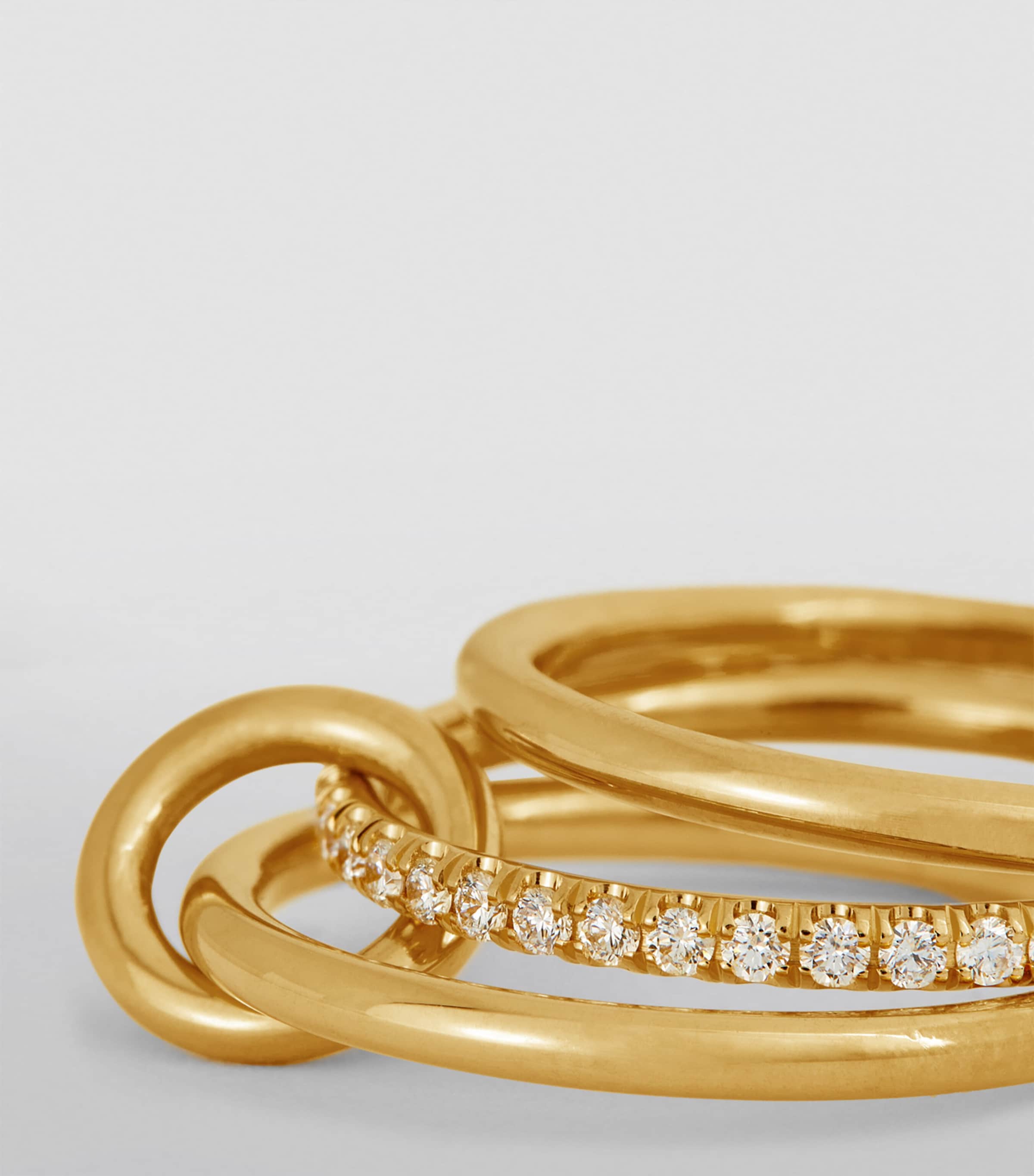 Yellow Gold and Diamond Sonny Ring YELLOW GOLD Image 3