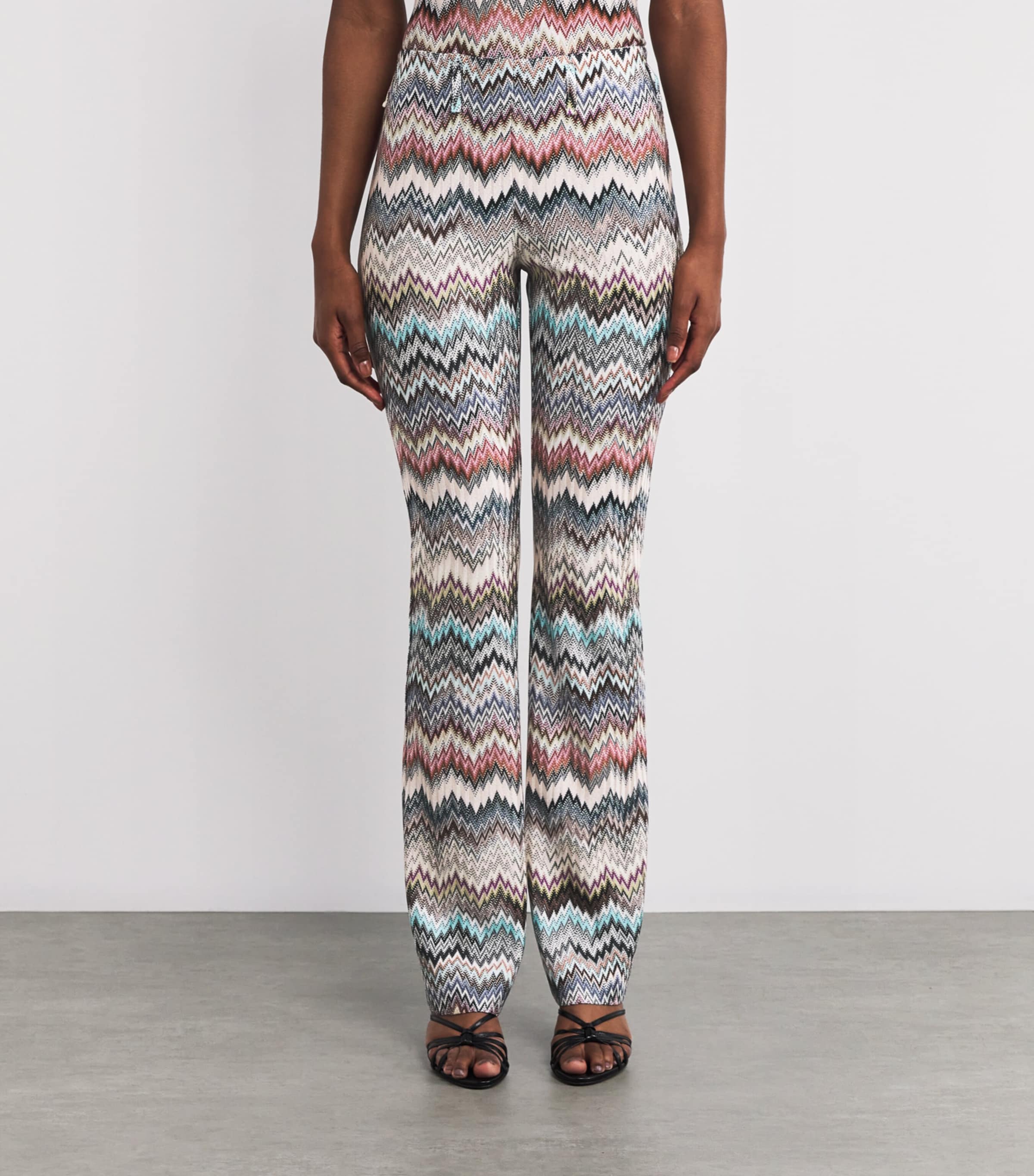 Zigzag Flared Trousers SM9QW MULTICOLOR Image 3